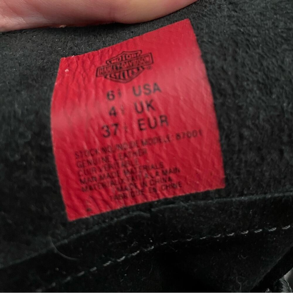 Harley Davidson lace up boots - Picture 3 of 9